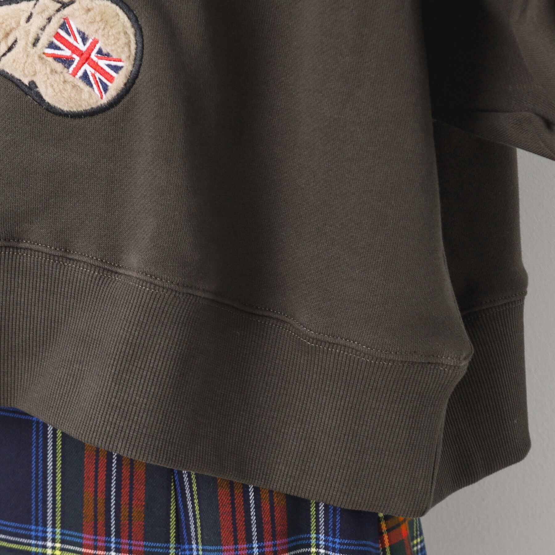 Dessin「【洗える】ベア刺繍スウェット」|パーカー|