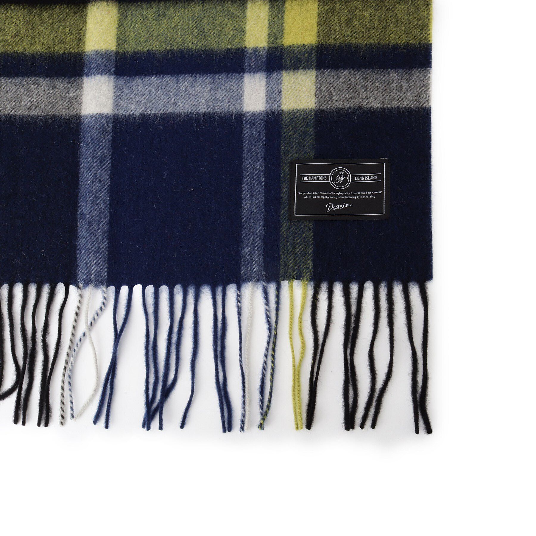 Dessin「【洗える】チェックウールストール」|ストール|