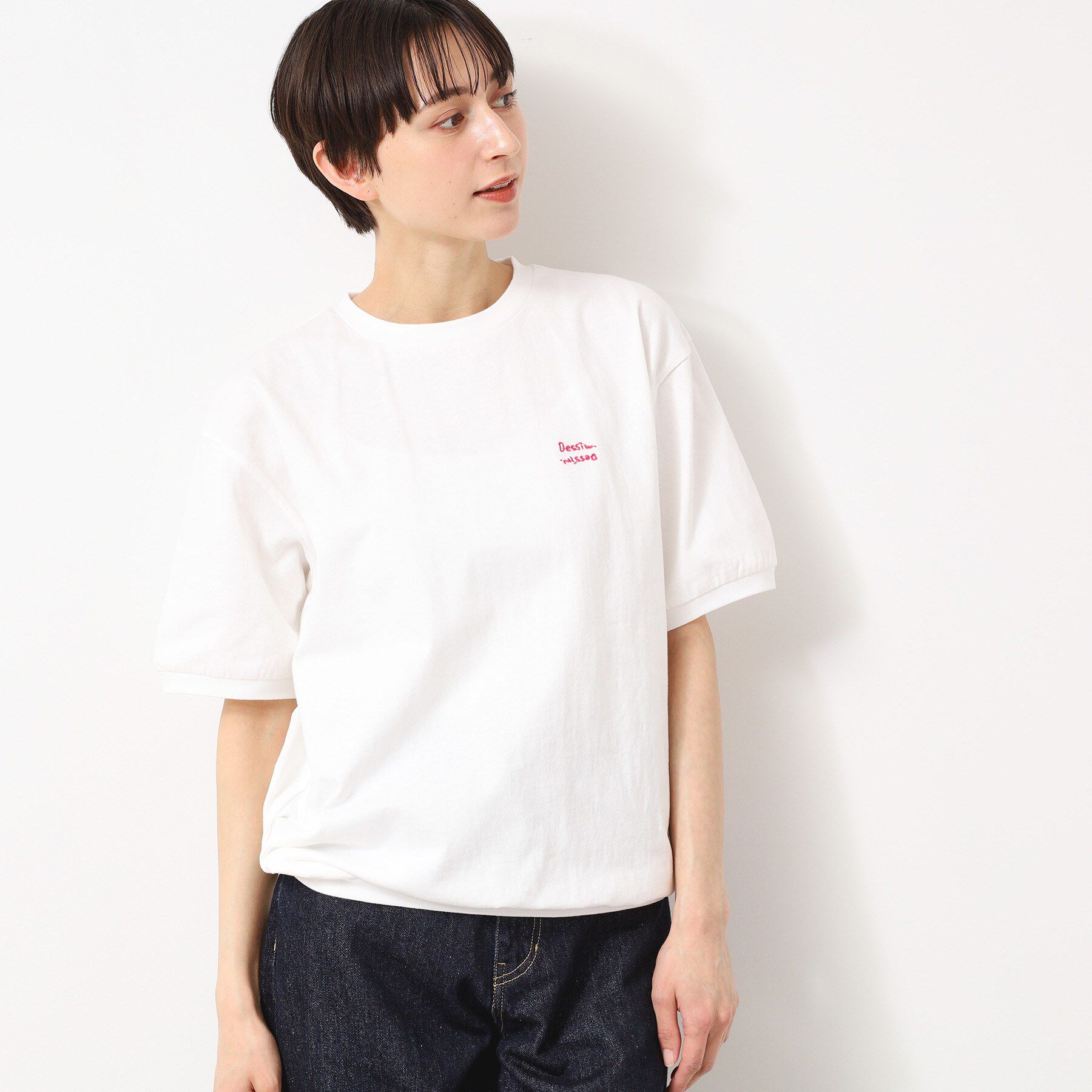 Dessin「【ユニセックス・洗える】ワンポイントTシャツ」|Tシャツ・カットソー|