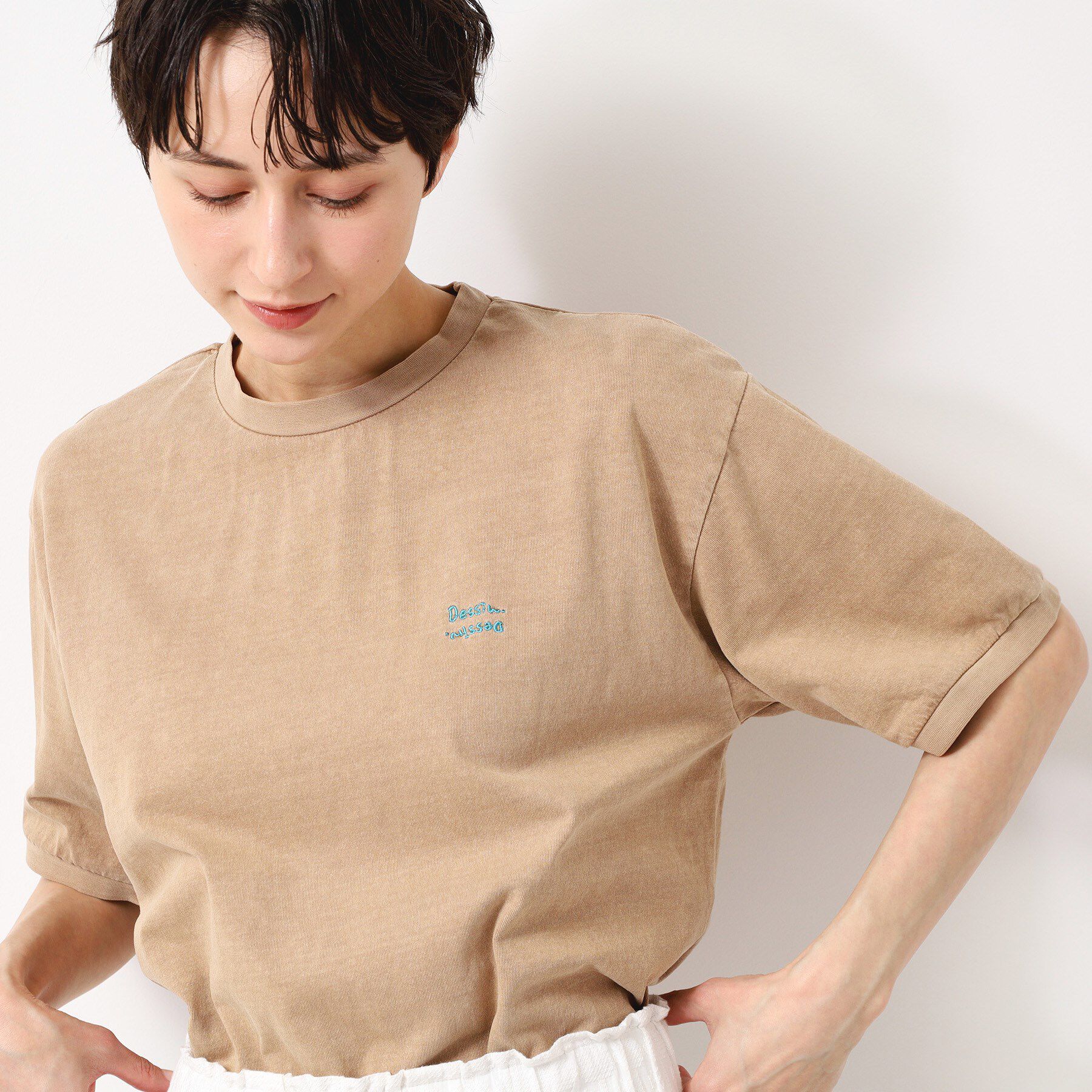 Dessin「【ユニセックス・洗える】ワンポイントTシャツ」|Tシャツ・カットソー|