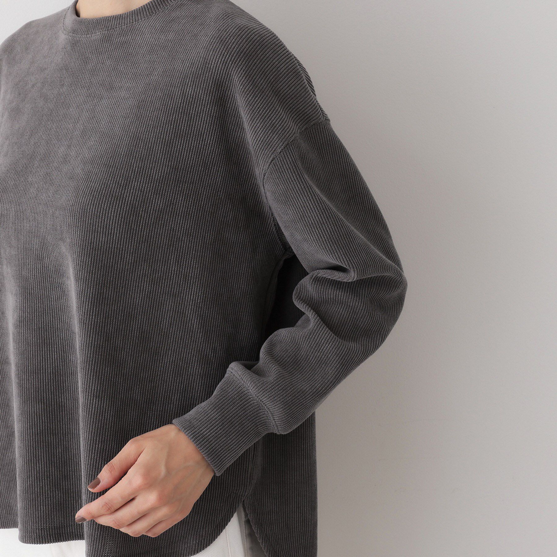 Dessin「【洗える】ベロアサーマルカットソー」|Tシャツ・カットソー|