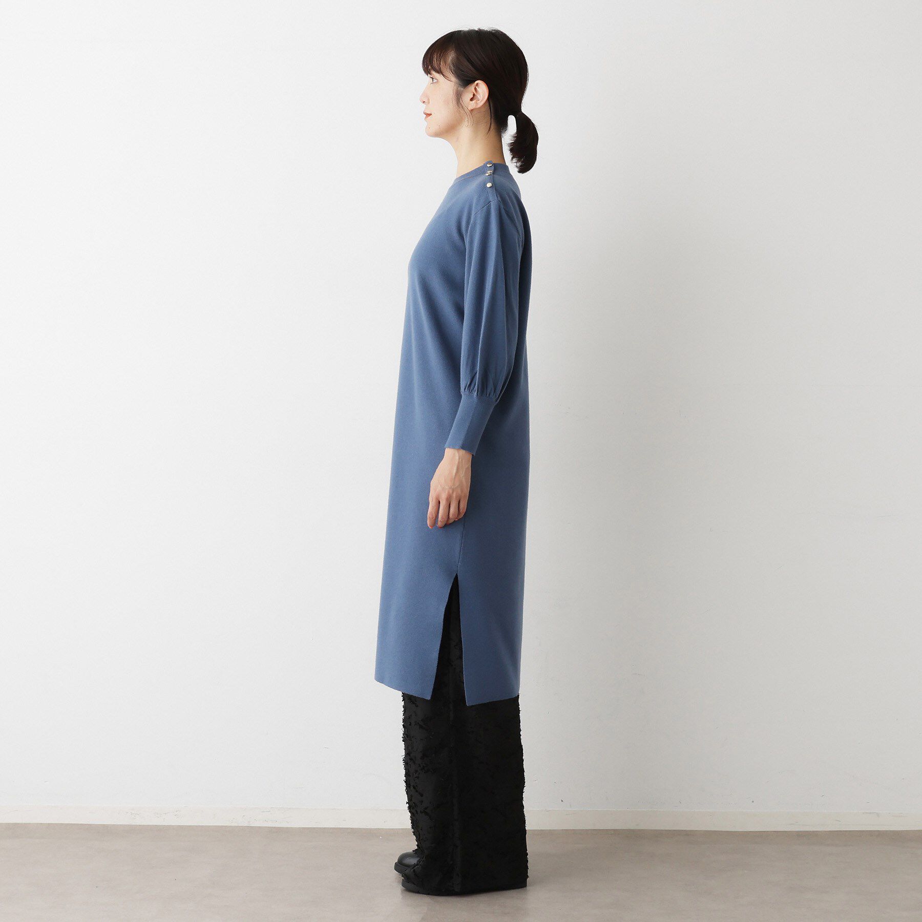 Dessin「【2点セット／洗える】パンツレイヤードワンピース」|ワンピース|