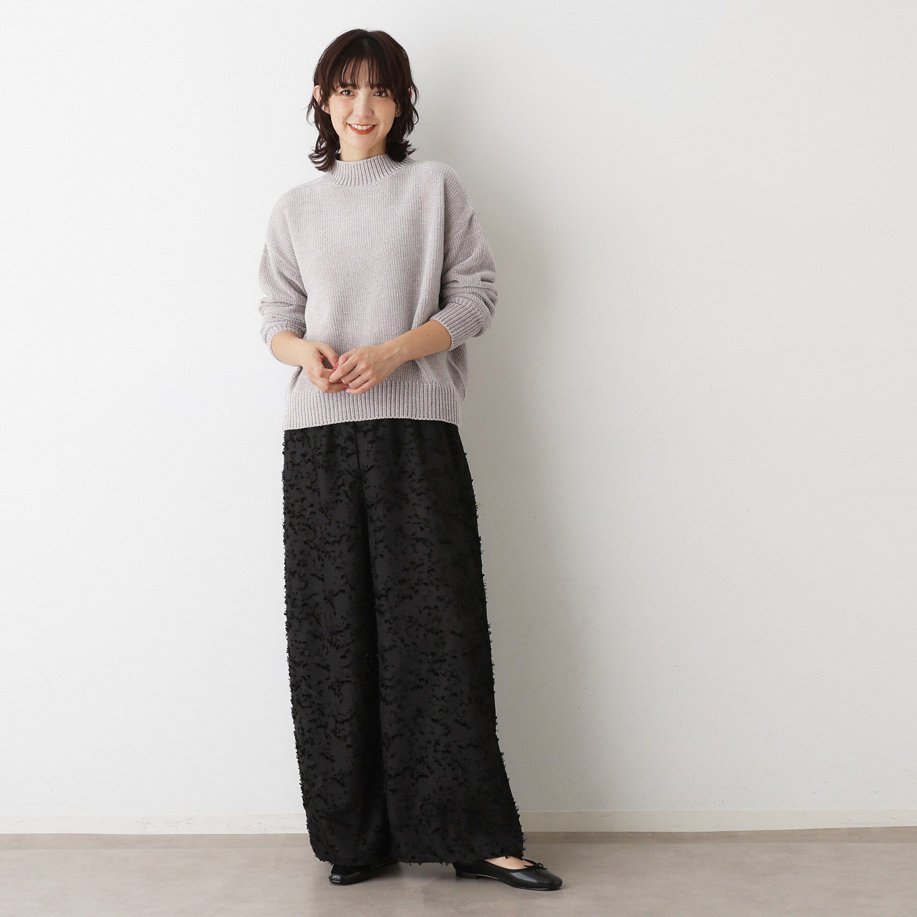 Dessin「【2点セット／洗える】パンツレイヤードワンピース」|ワンピース|