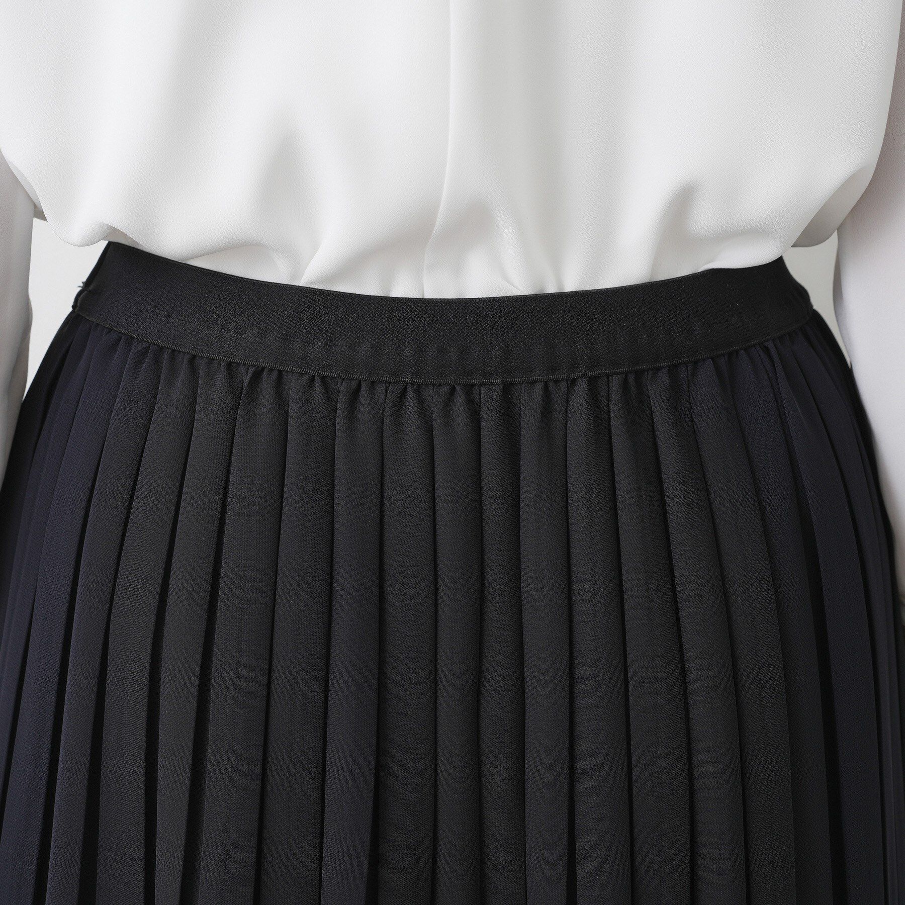 Dessin「【入卒/セレモニー/ウエストゴム/洗える】シフォンプリーツスカート」|スカート|