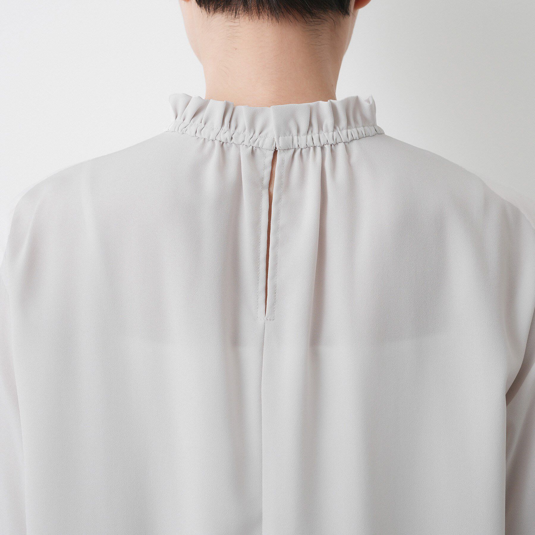 Dessin「【入卒/セレモニー/洗える】フリルネックブラウス」|シャツ・ブラウス|