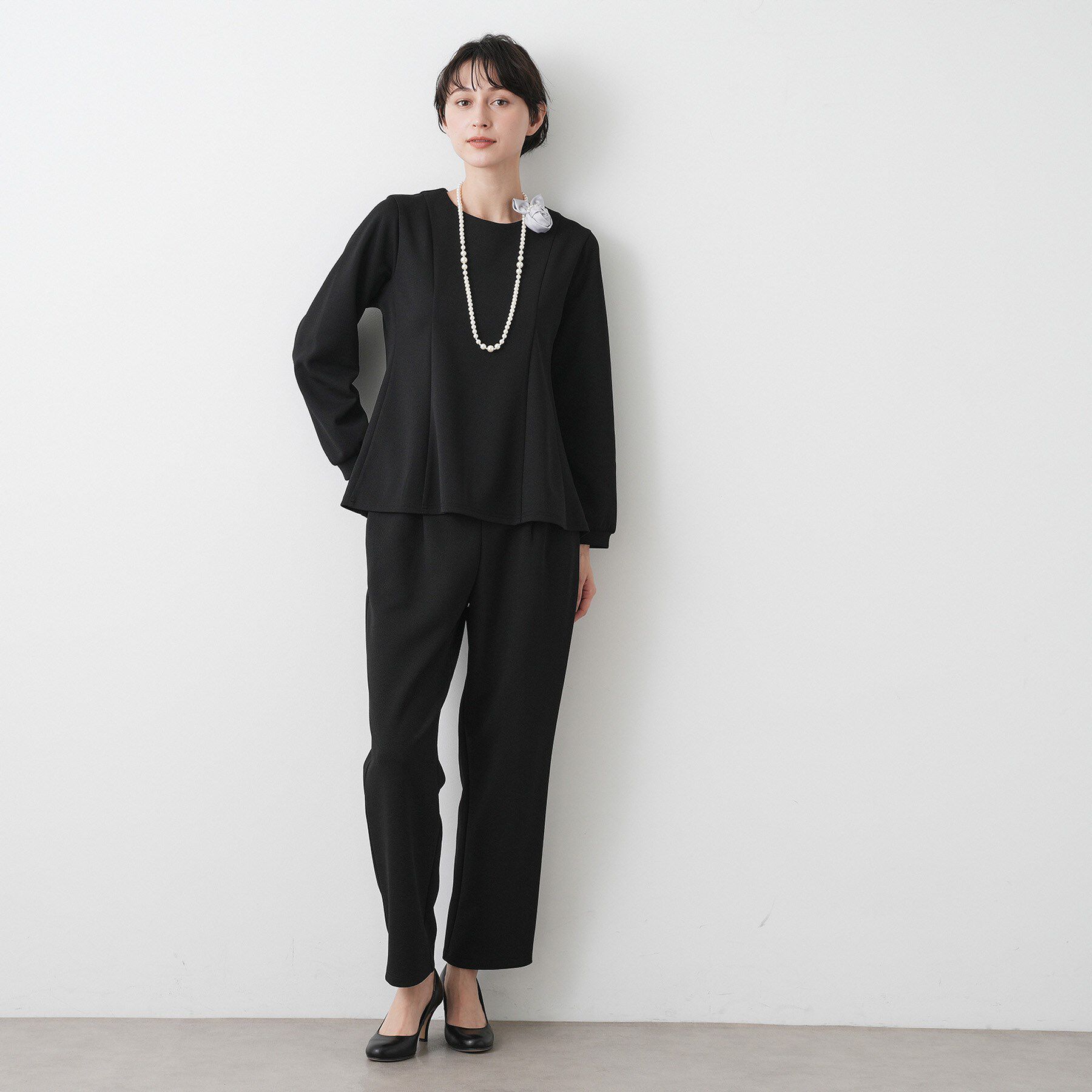 Dessin「【入卒/セレモニー/セットアップ可能】カットジョーゼット2WAYトップス」|シャツ・ブラウス|