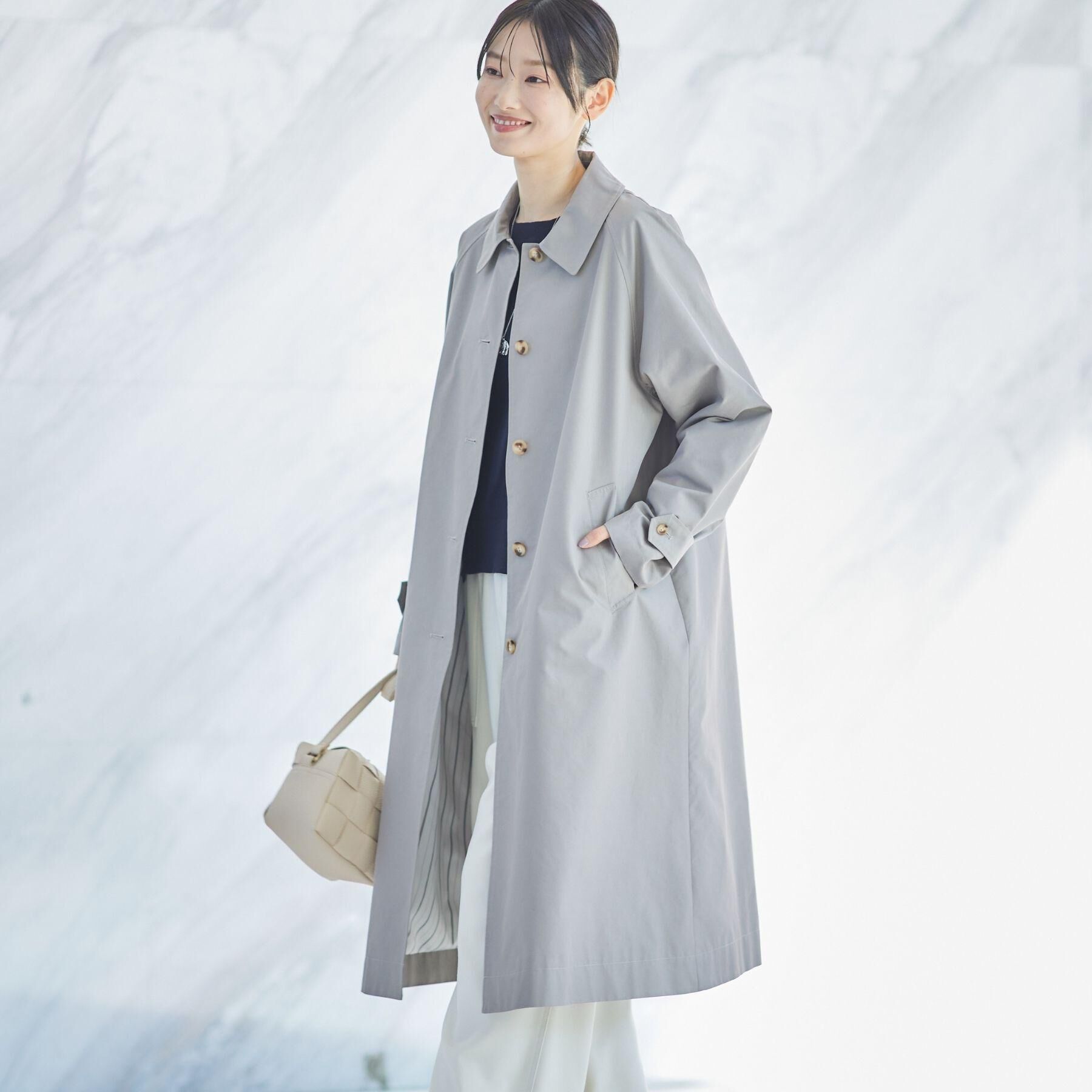 Dessin「シャンブレースプリングコート」|ステンカラーコート|