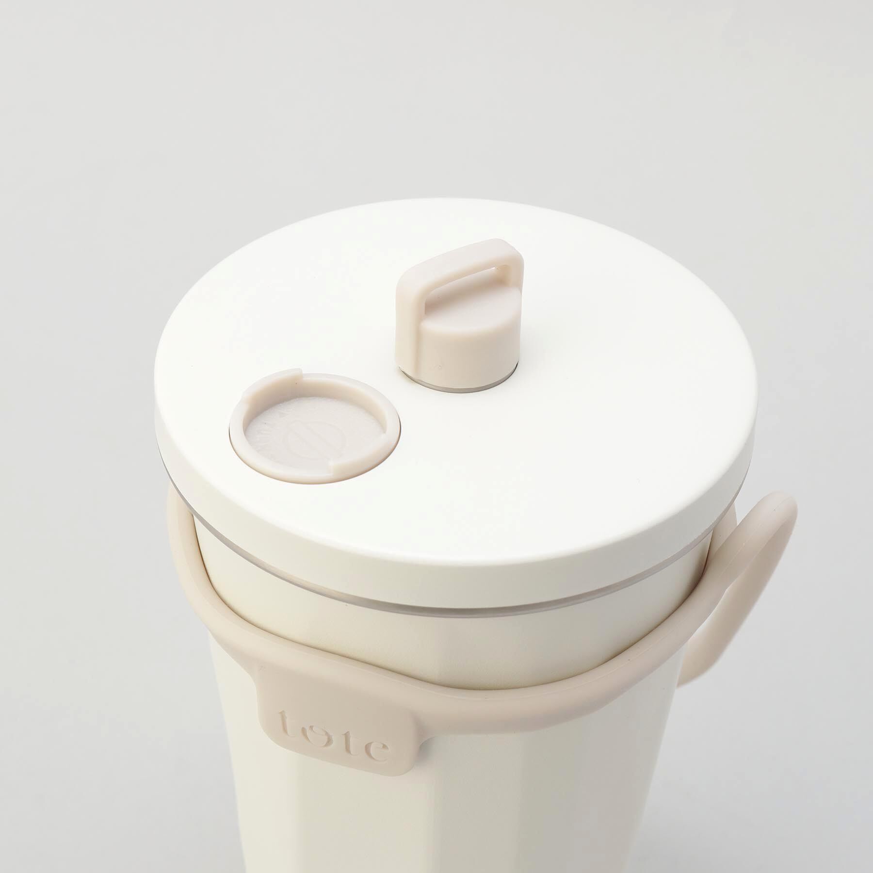 212 KITCHEN STORE「トート ストロー付2wayタンブラー470ml WH」|食器・キッチングッズ|