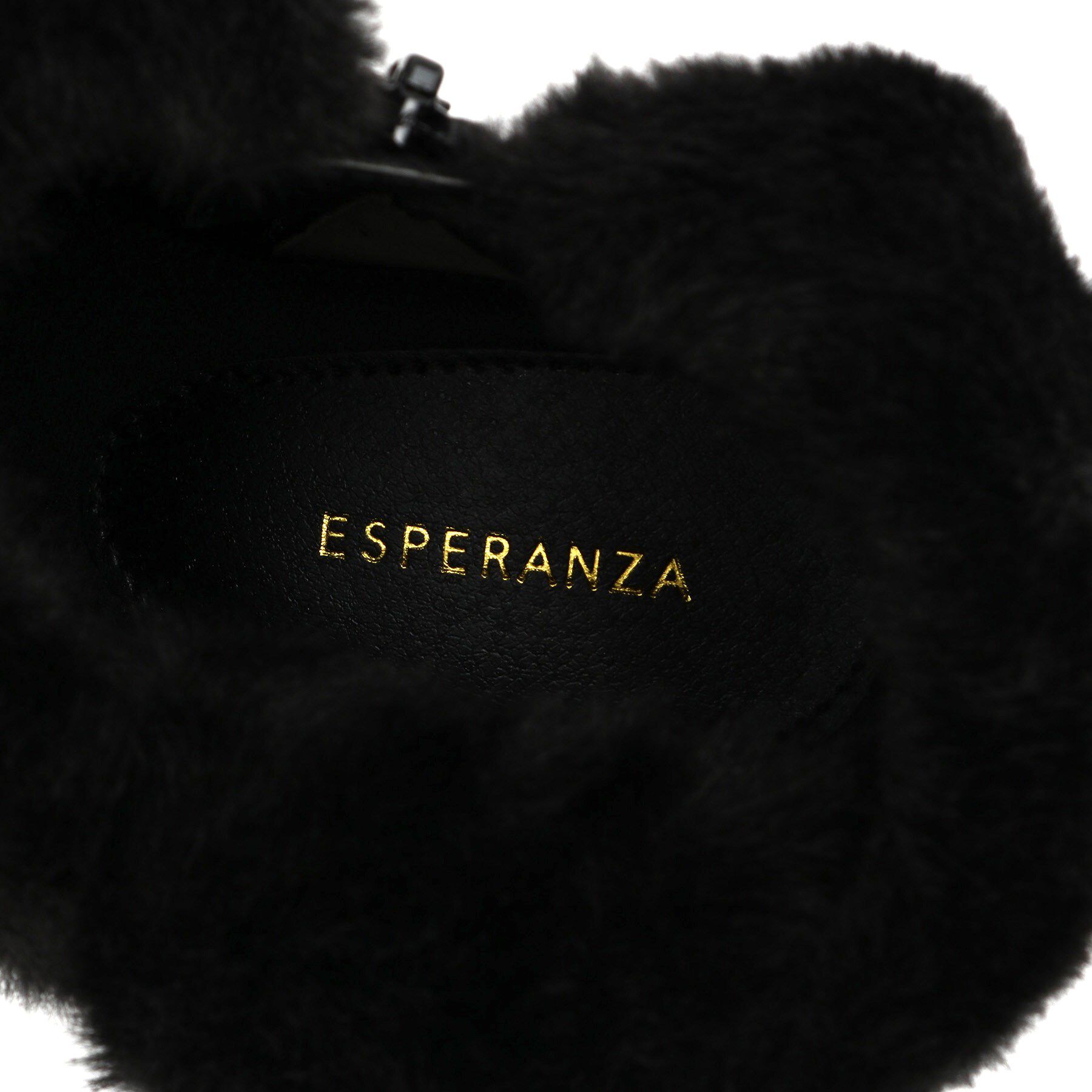 ESPERANZA「折り返しフェイクファー2WAYショートブーツ」|ショートブーツ|