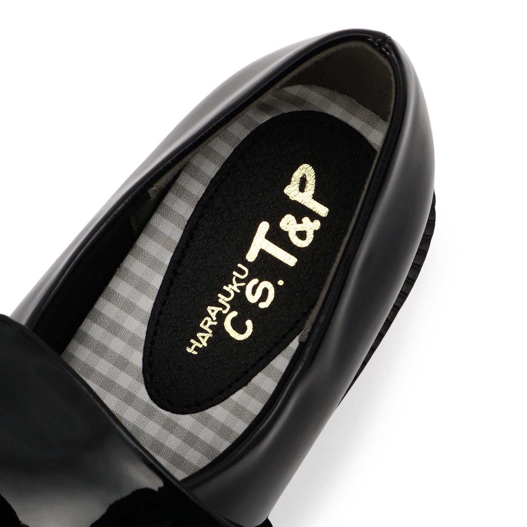 csT&P「リボン付厚底ローファーパンプス」|パンプス|