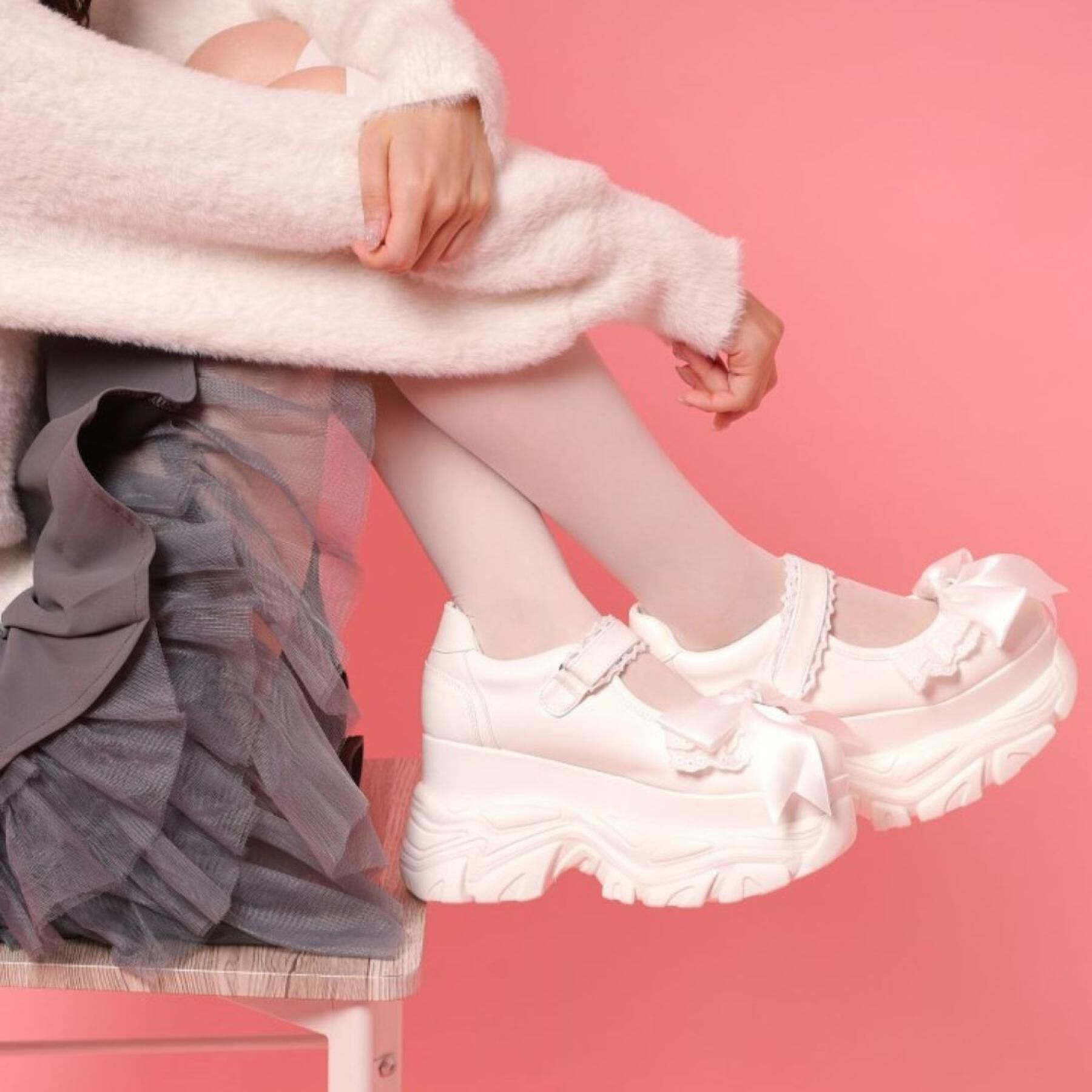 csT&P「夢見るシリーズ厚底2WAYスニーカー」|パンプス|