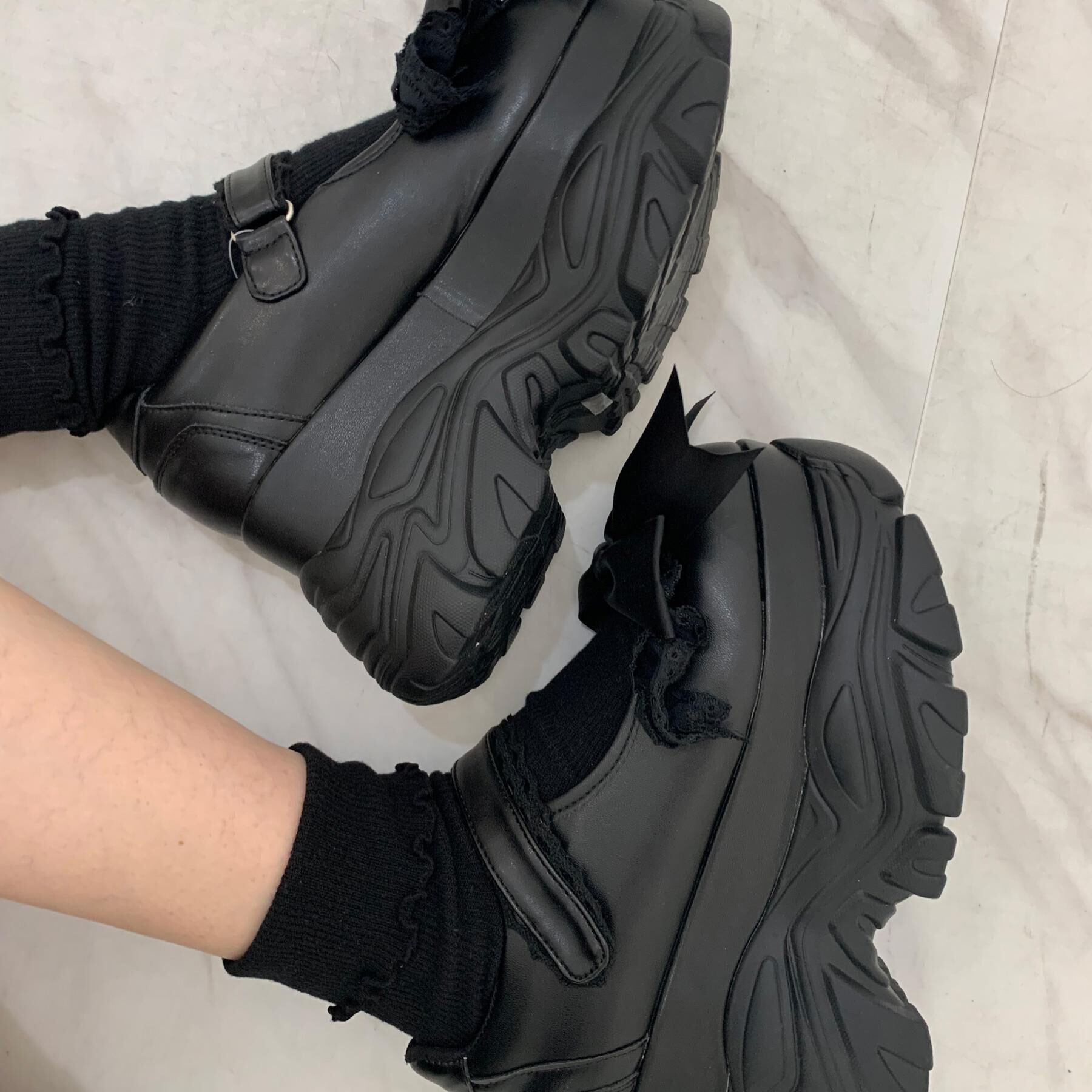 csT&P「夢見るシリーズ厚底2WAYスニーカー」|パンプス|