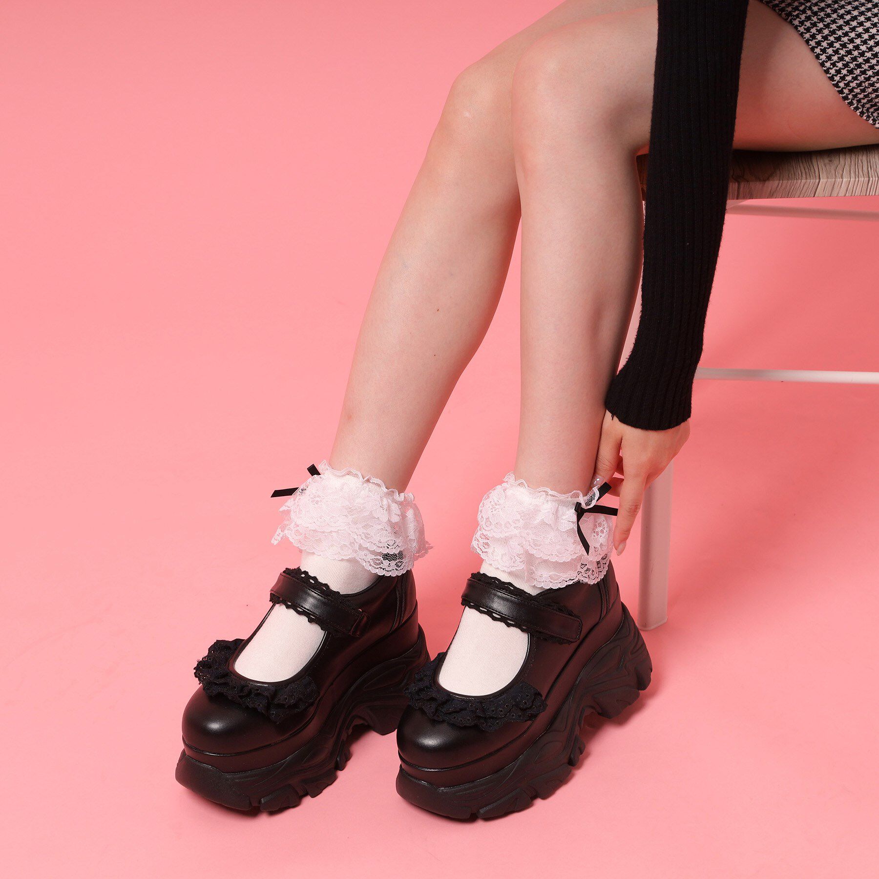 csT&P「夢見るシリーズ厚底2WAYスニーカー」|パンプス|