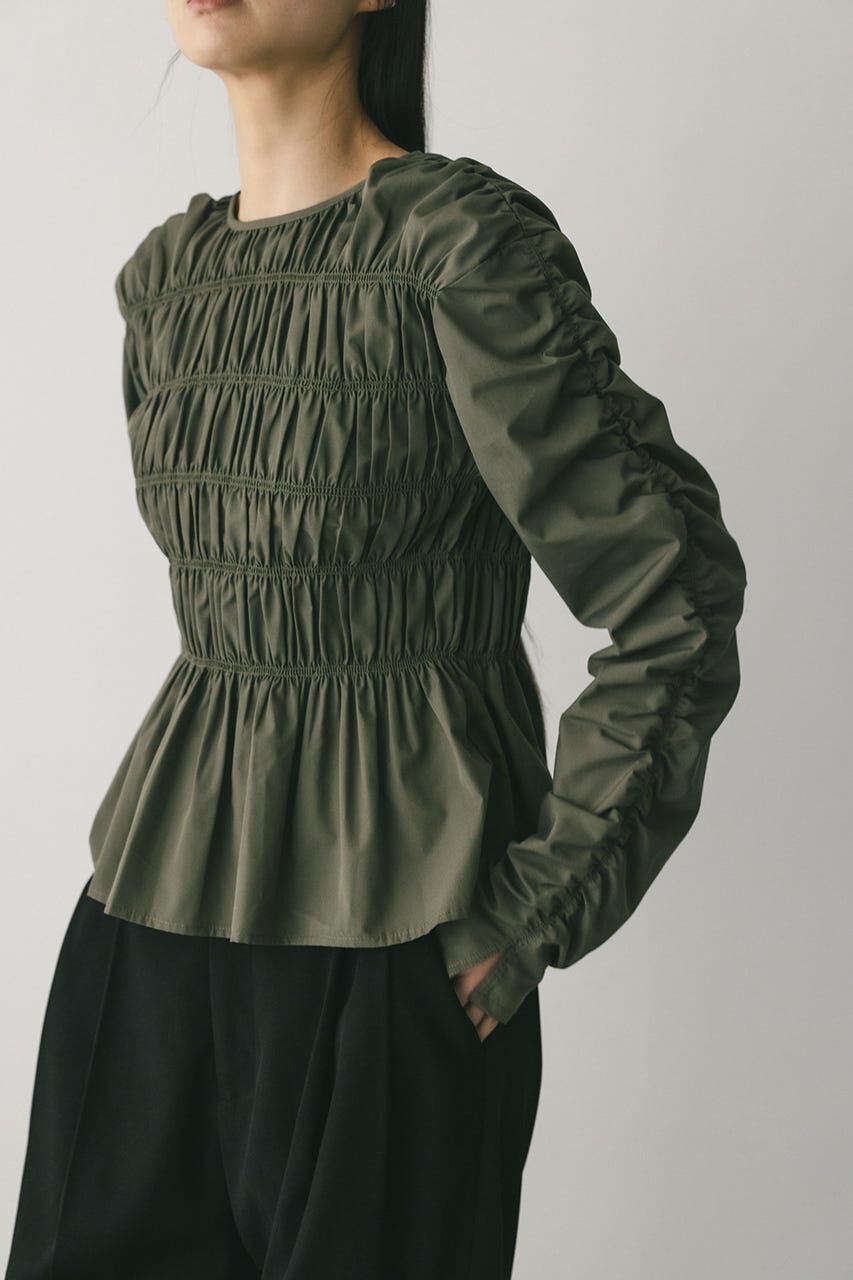 STYLEMIXER「シャーリングブラウス」|シャツ・ブラウス|