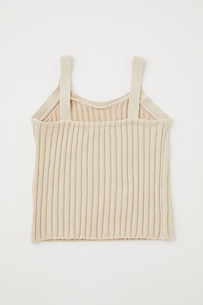 MOUSSY「STONE WASH ニットキャミソール」|タンクトップ|