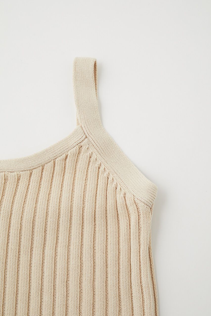MOUSSY「STONE WASH ニットキャミソール」|タンクトップ|