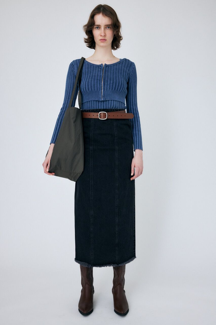 MOUSSY「STONE WASH ニットキャミソール」|タンクトップ|