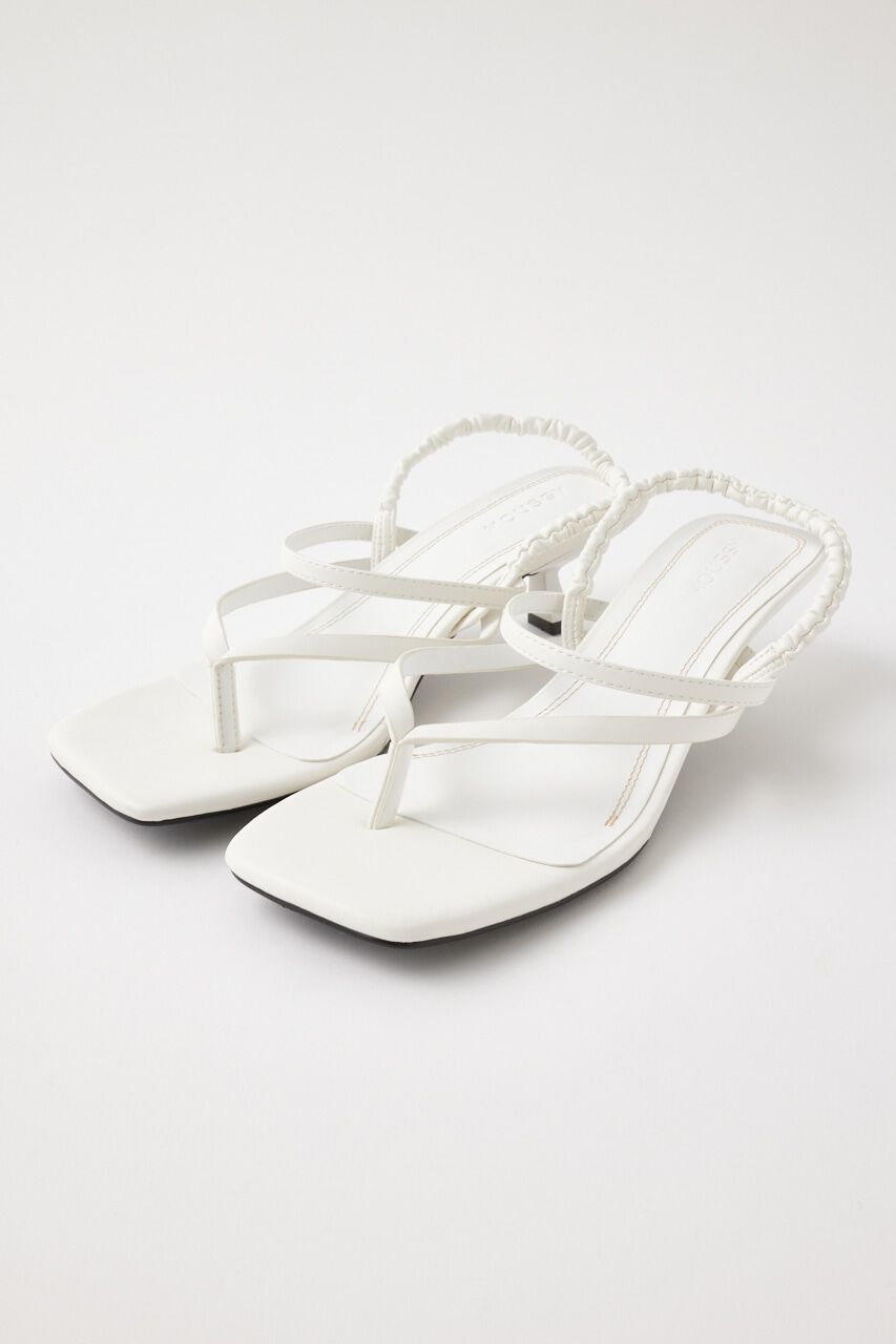 MOUSSY「SHIRRING STRAP TONGS サンダル」|サンダル|