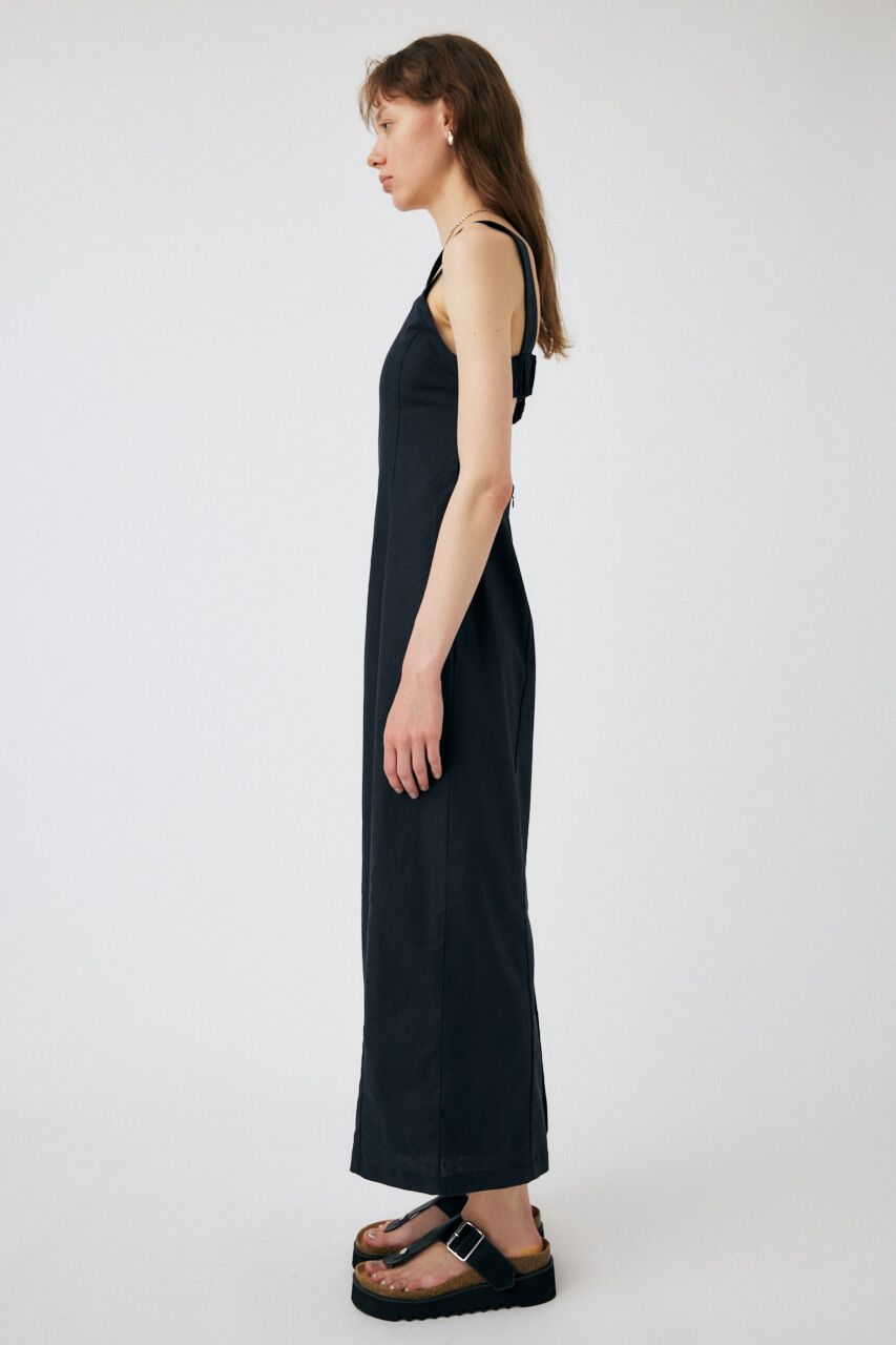 MOUSSY「LINEN COTTON MAXI キャミドレス」|ワンピース|