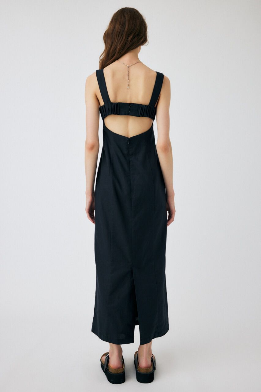 MOUSSY「LINEN COTTON MAXI キャミドレス」|ワンピース|