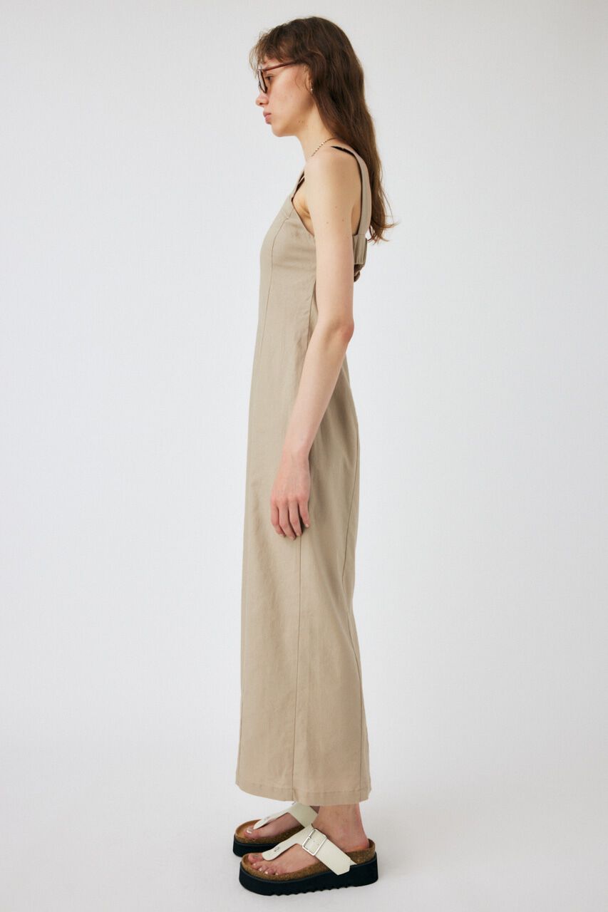 MOUSSY「LINEN COTTON MAXI キャミドレス」|ワンピース|