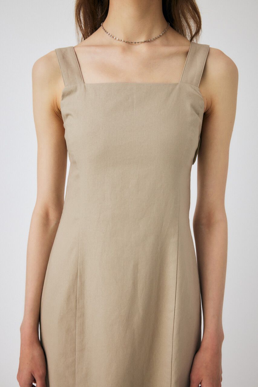MOUSSY「LINEN COTTON MAXI キャミドレス」|ワンピース|