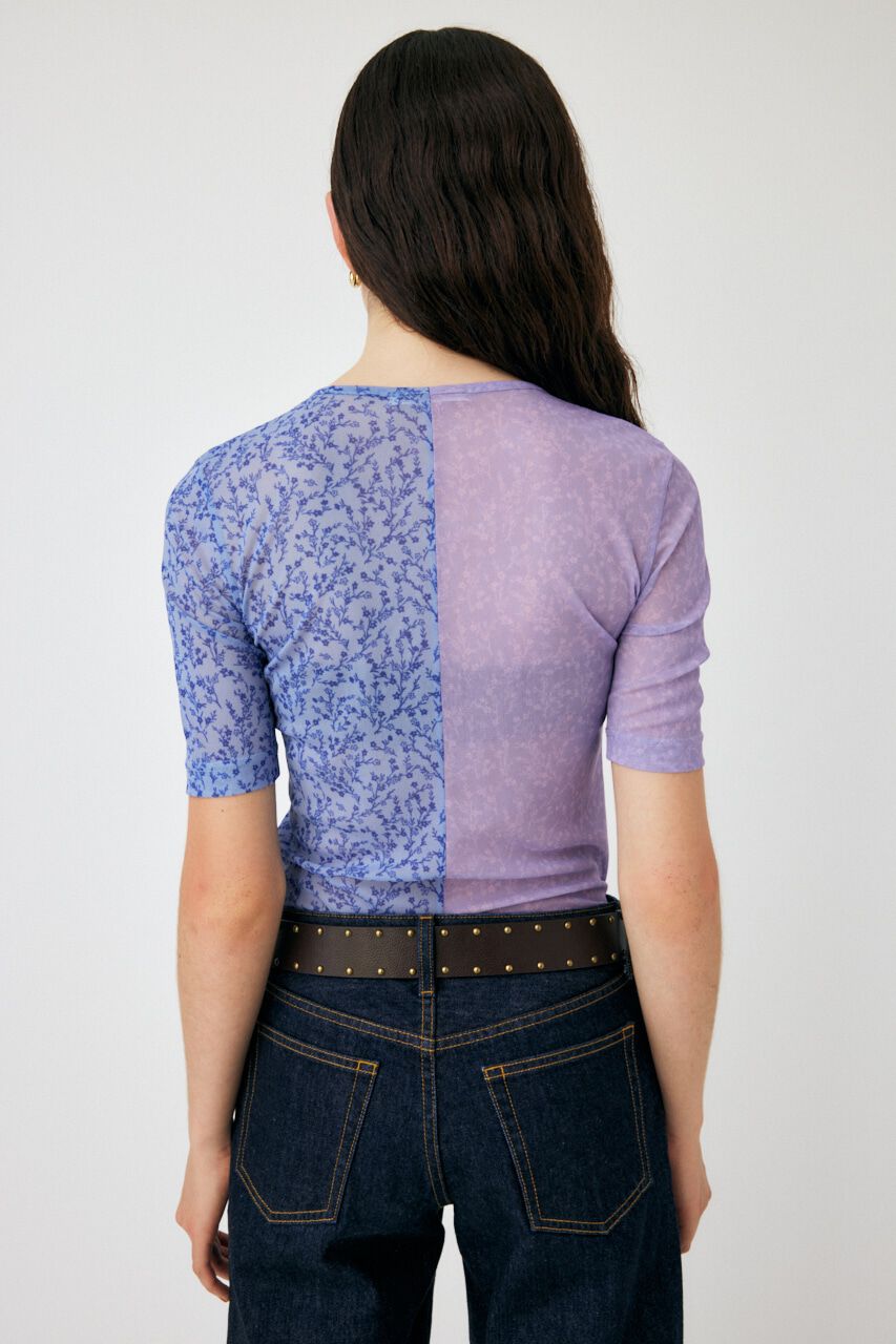 MOUSSY「ASYMMETRIC COLOR LACE UP トップス」|Tシャツ・カットソー|