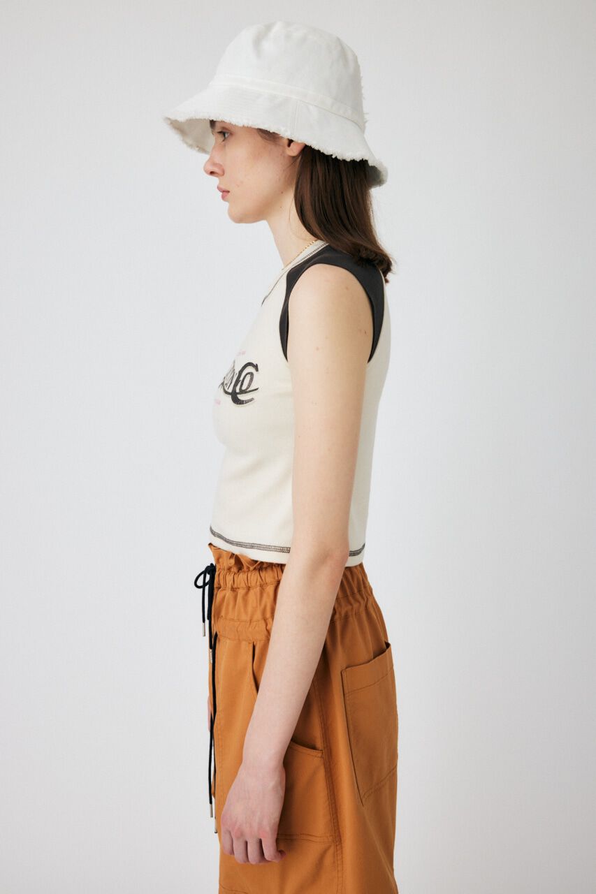 MOUSSY「TINY RAGLAN NS Tシャツ」|タンクトップ|