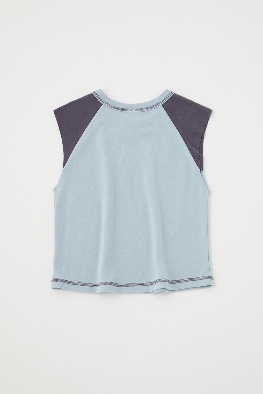 MOUSSY「TINY RAGLAN NS Tシャツ」|タンクトップ|