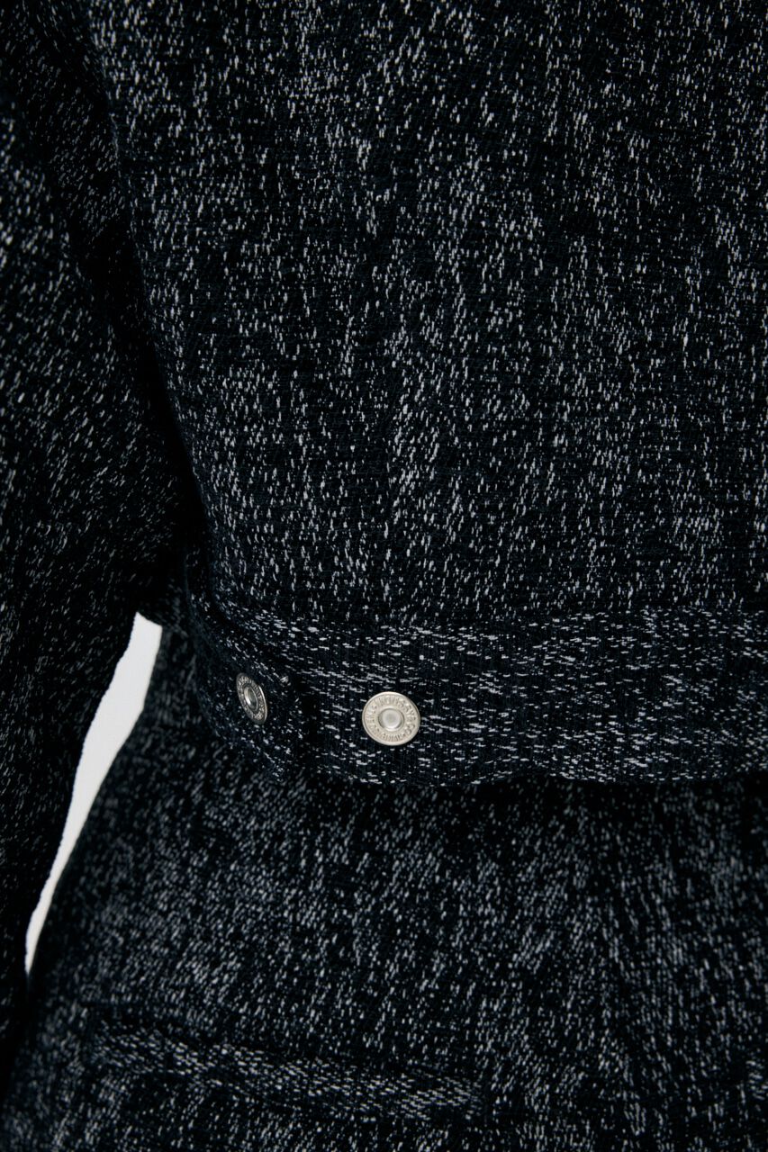 MOUSSY「SHORT TWEEDY ジャケット」|デニムジャケット|