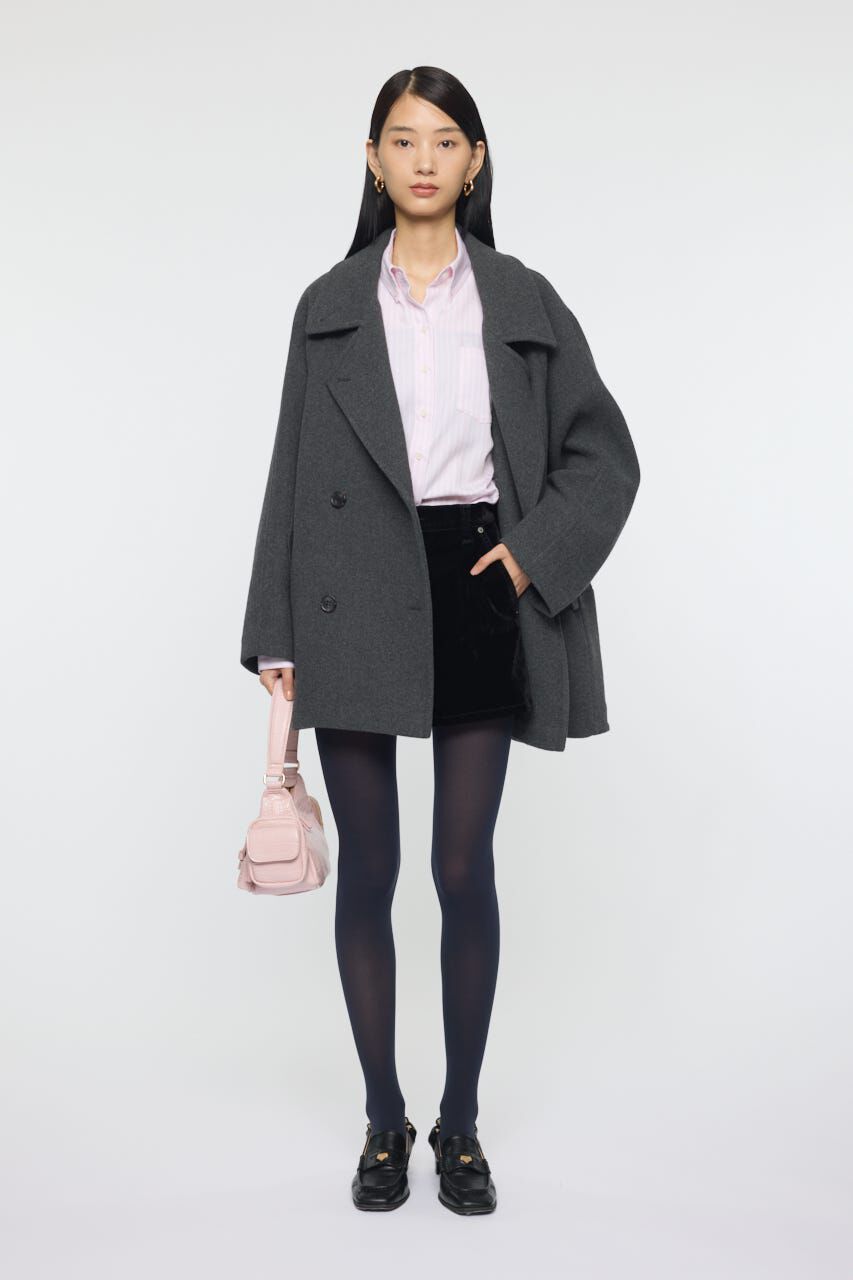 DOUBLE BREASTED MID コート（MOUSSY）｜ルミネのファッション通販