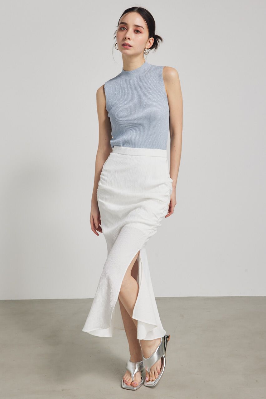 rienda「ギャザーマーメイドJ/W SK」|スカート|WHT