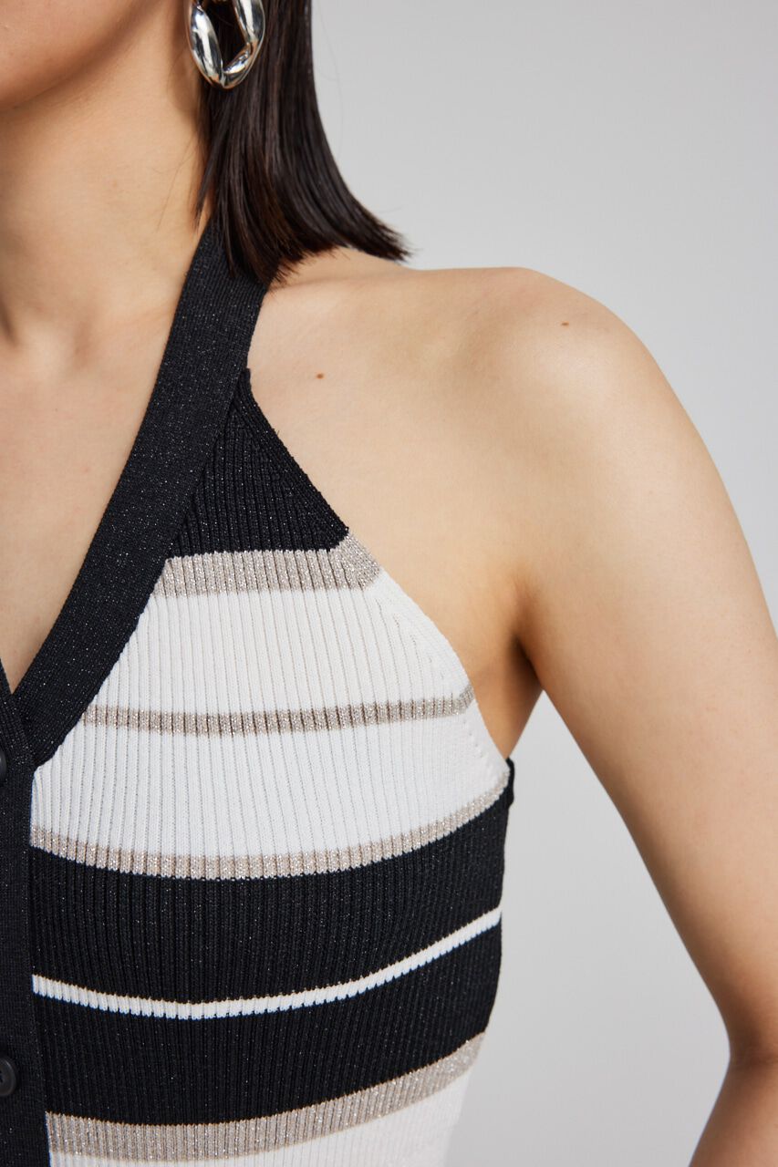 rienda「ホルターネックタイトニットワンピース」|ワンピース|