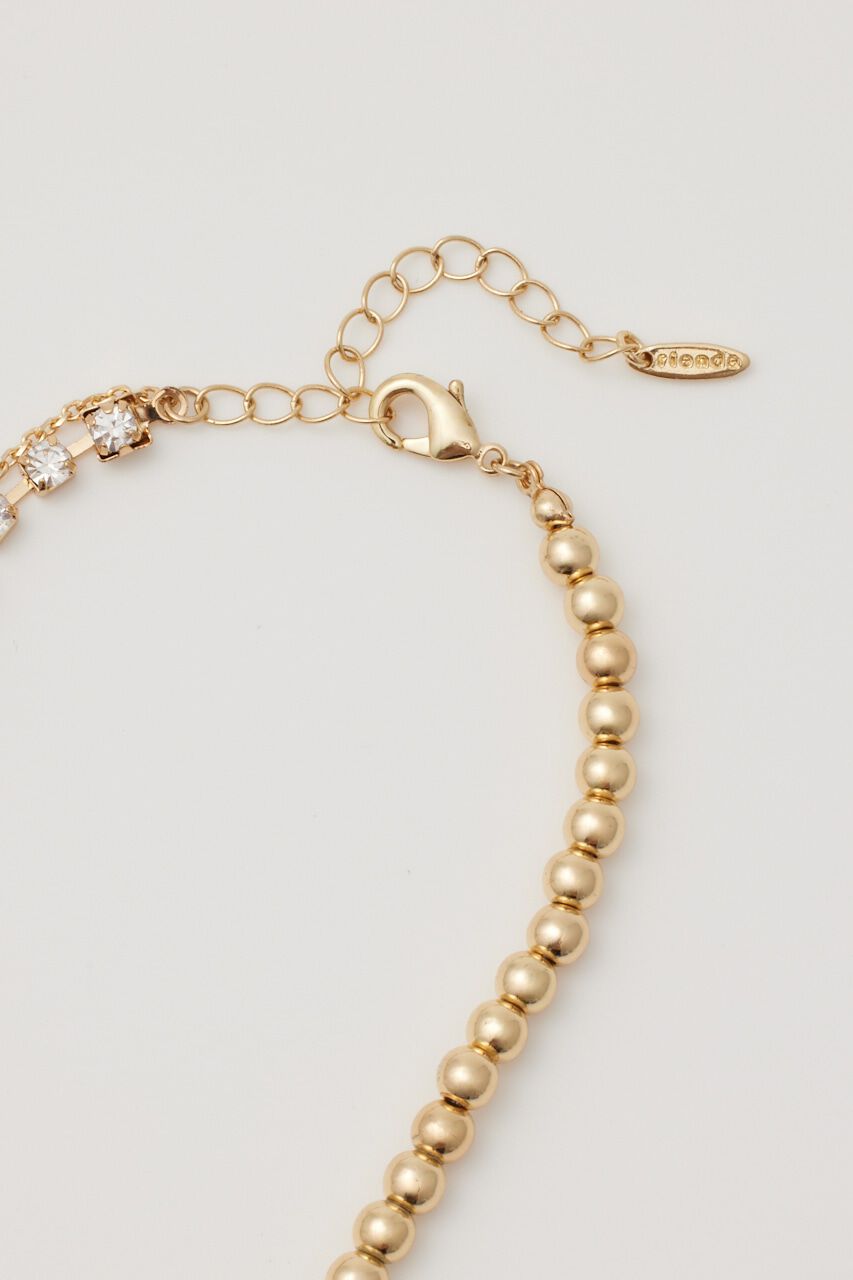 rienda「メタリックハートネックレス」|ネックレス|