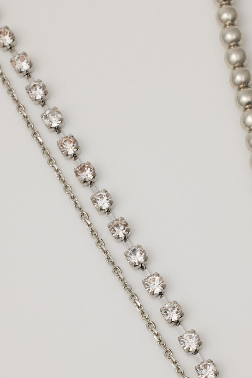 rienda「メタリックハートネックレス」|ネックレス|