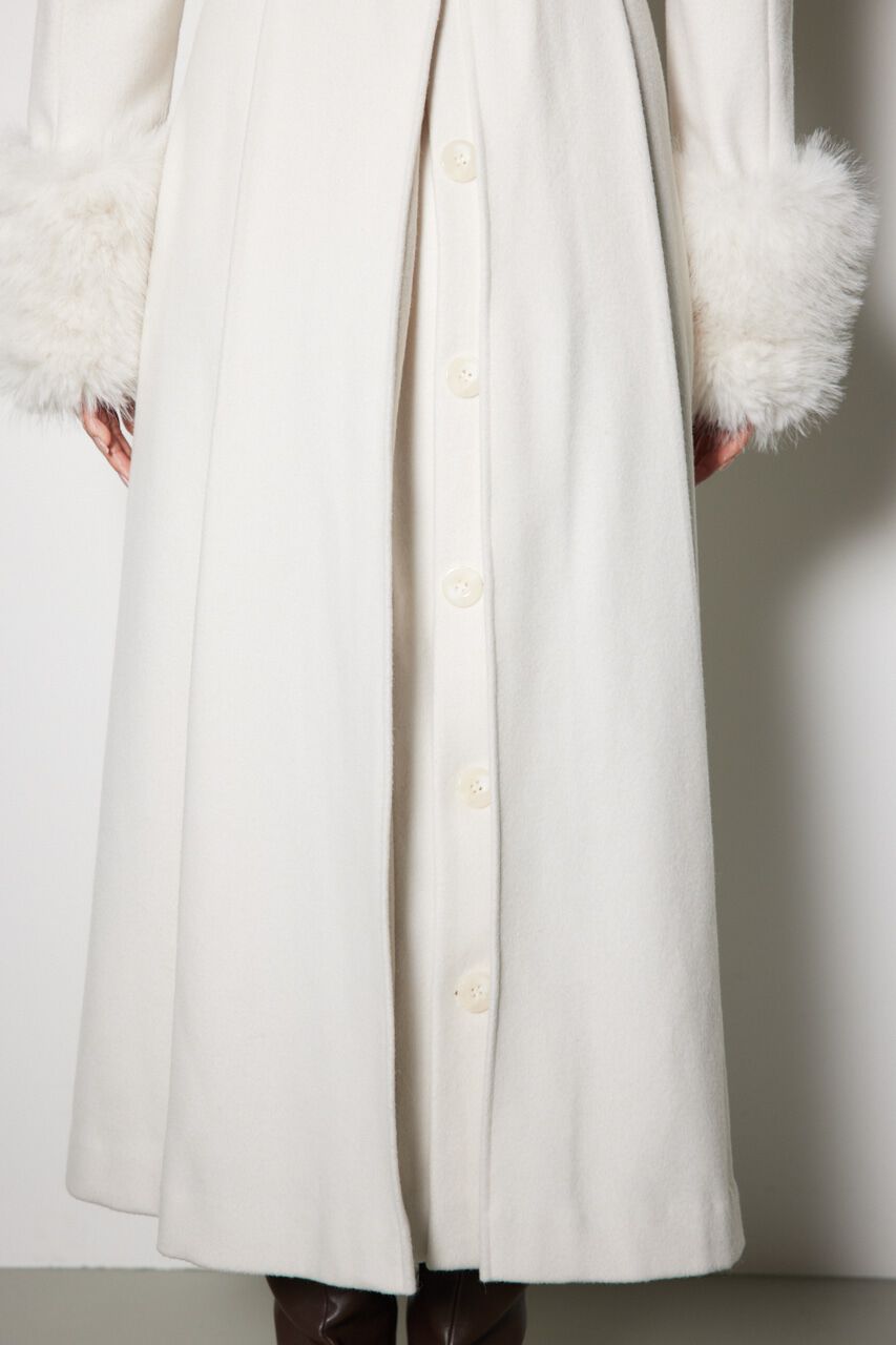 rienda「ウールMIXクラッシィドレスコート」|その他|