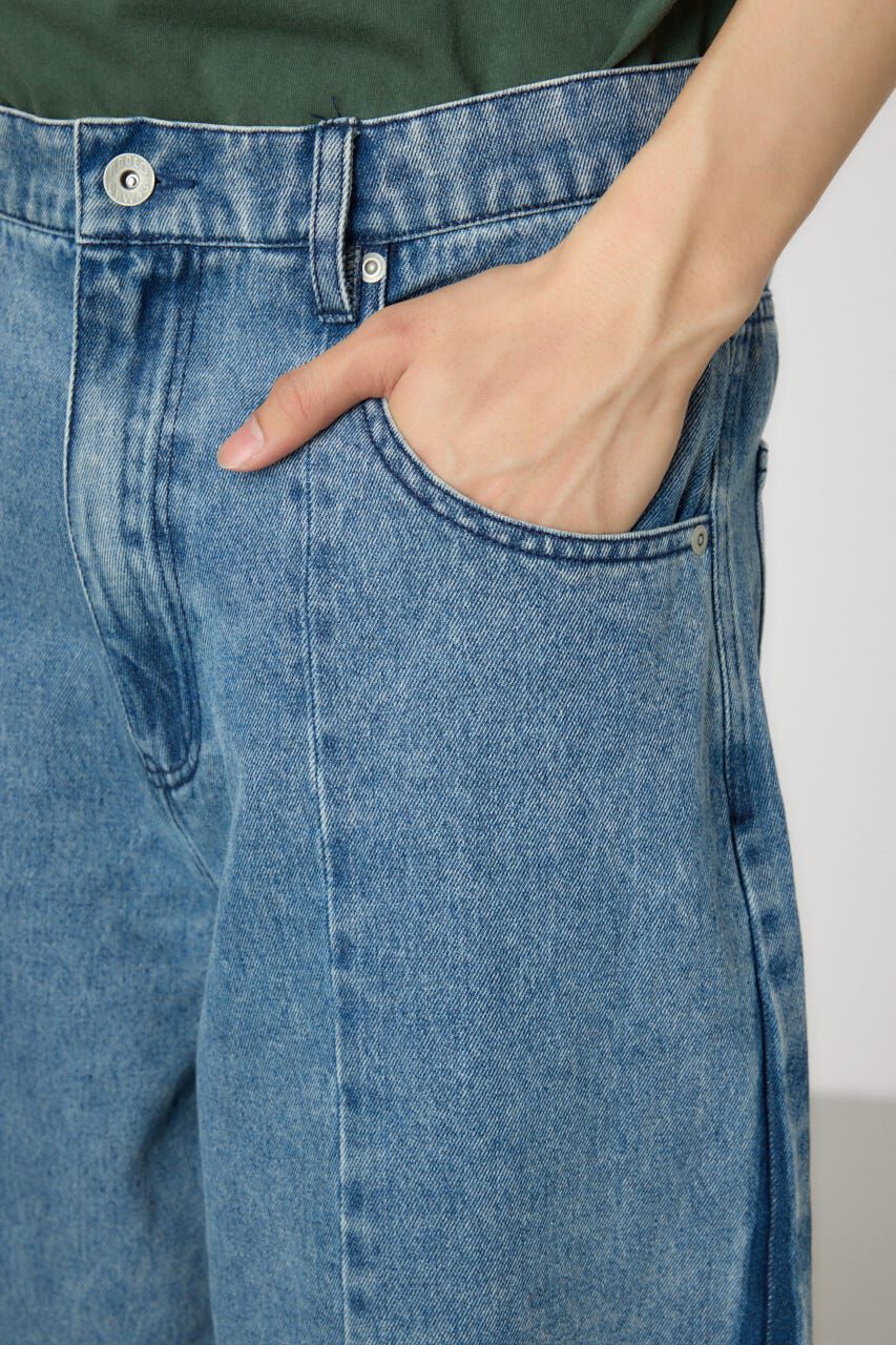 RODEO CROWNS「シームラインワイドデニムパンツ」|デニム|