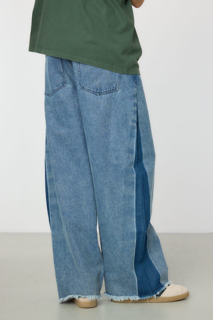 RODEO CROWNS「シームラインワイドデニムパンツ」|デニム|