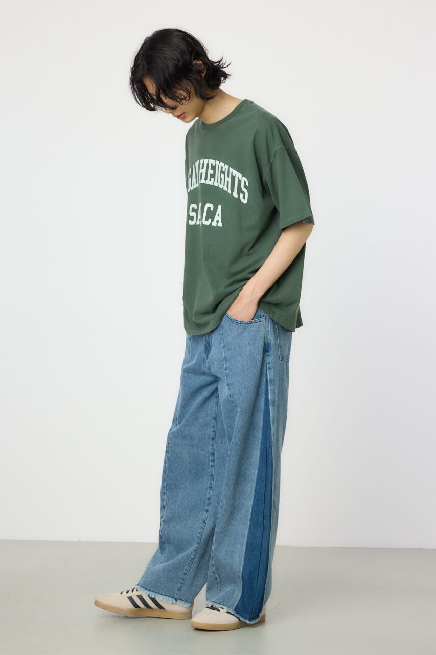 RODEO CROWNS「シームラインワイドデニムパンツ」|デニム|