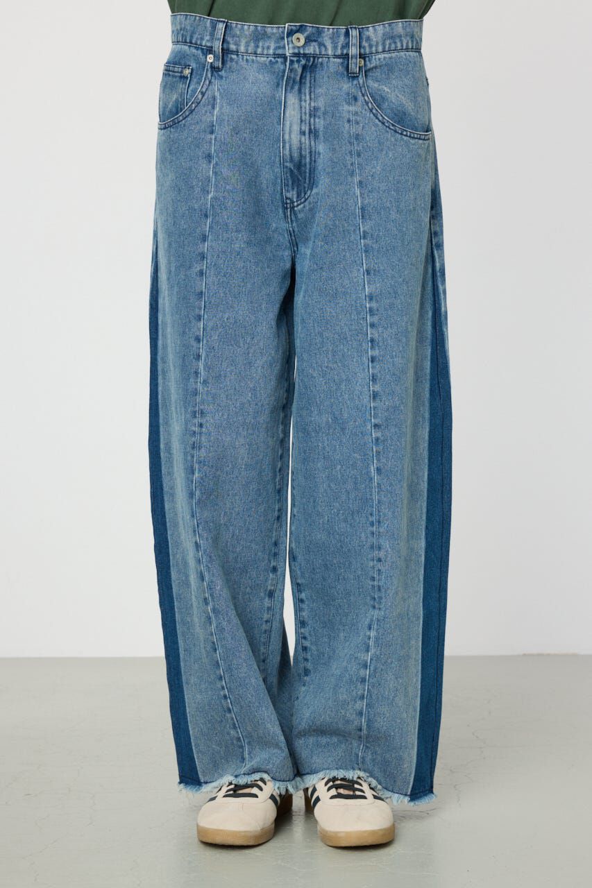 RODEO CROWNS「シームラインワイドデニムパンツ」|デニム|