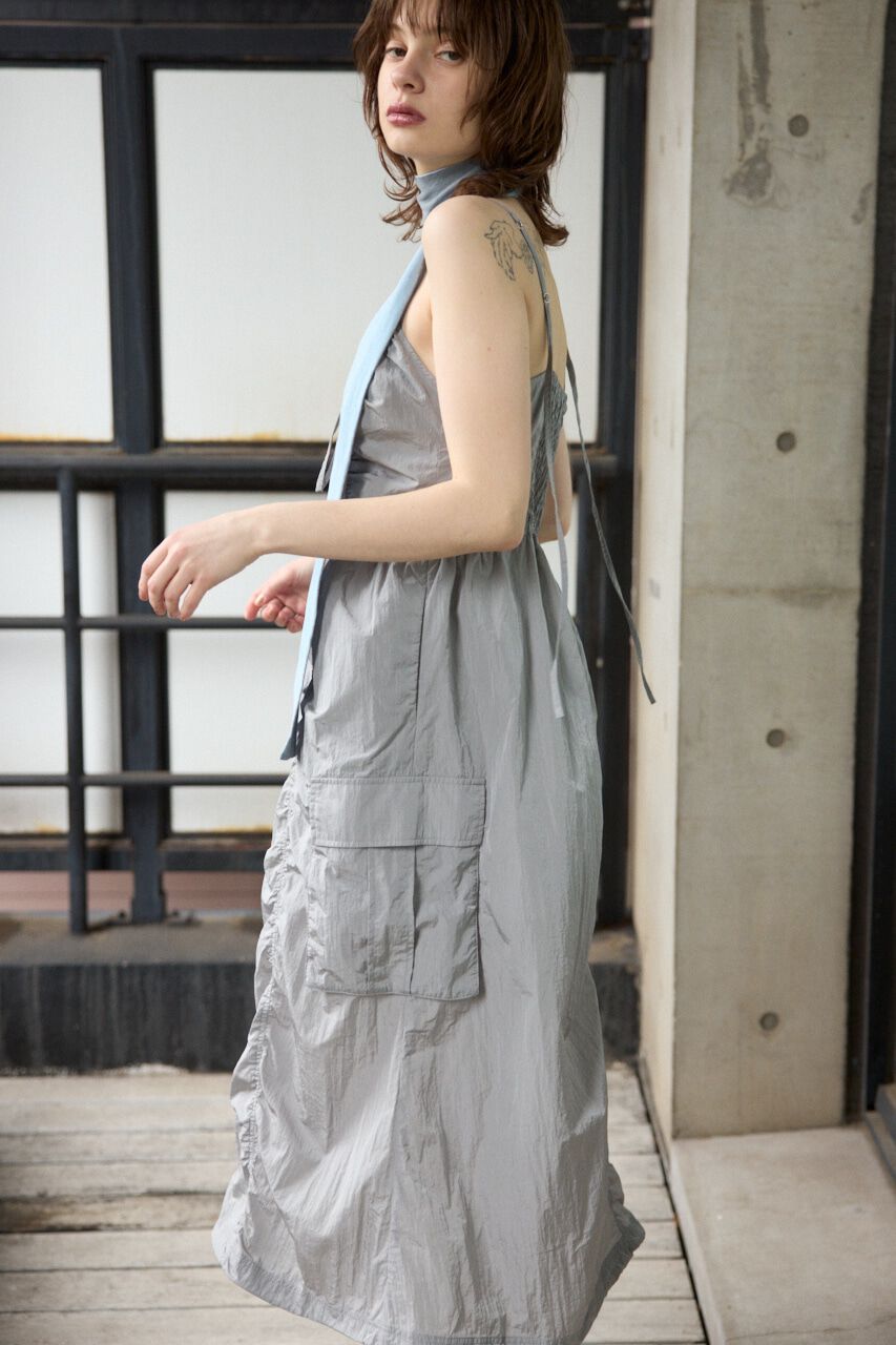 SLY「FRONT ZIP GATHER CAMI ワンピース」|ワンピース|
