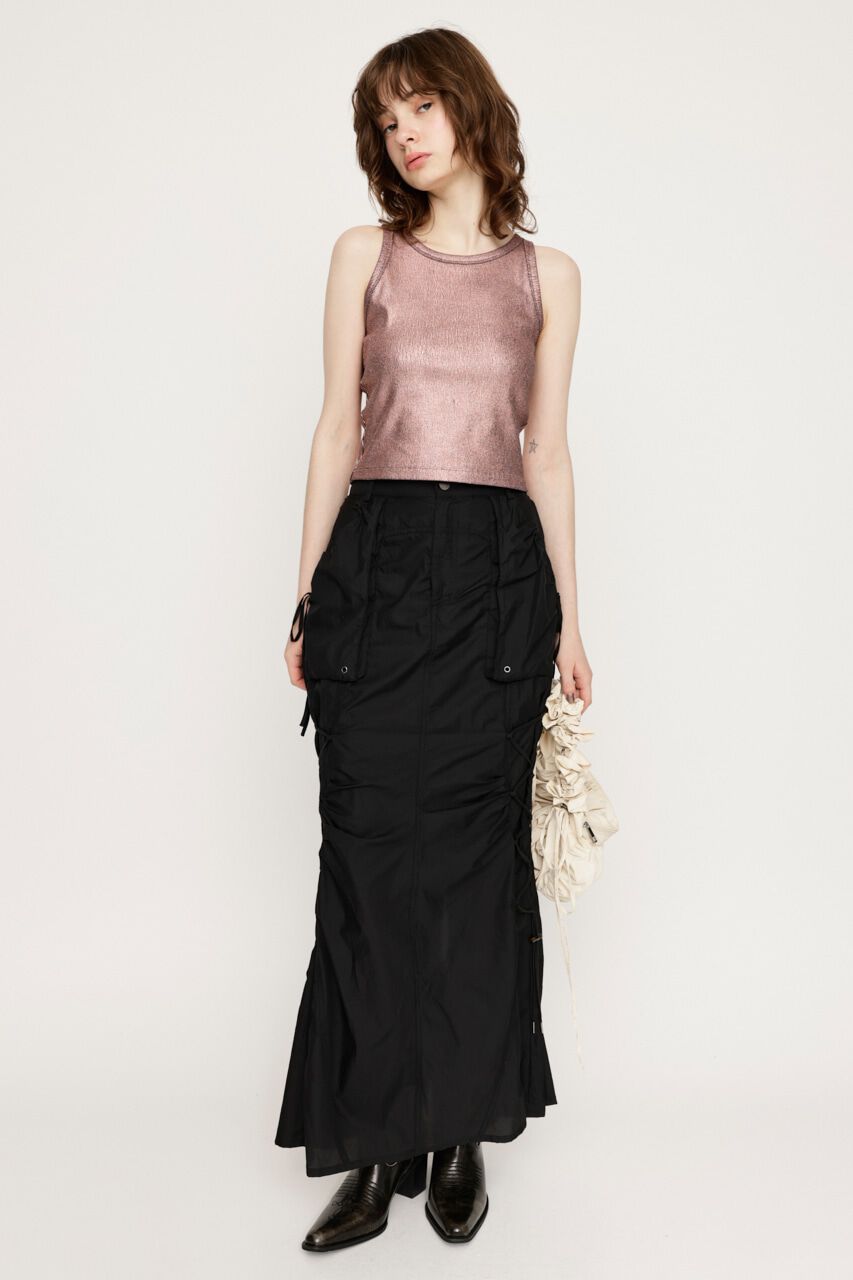 SLY「LACE UP ATHLEISURE スカート」|スカート|BLK