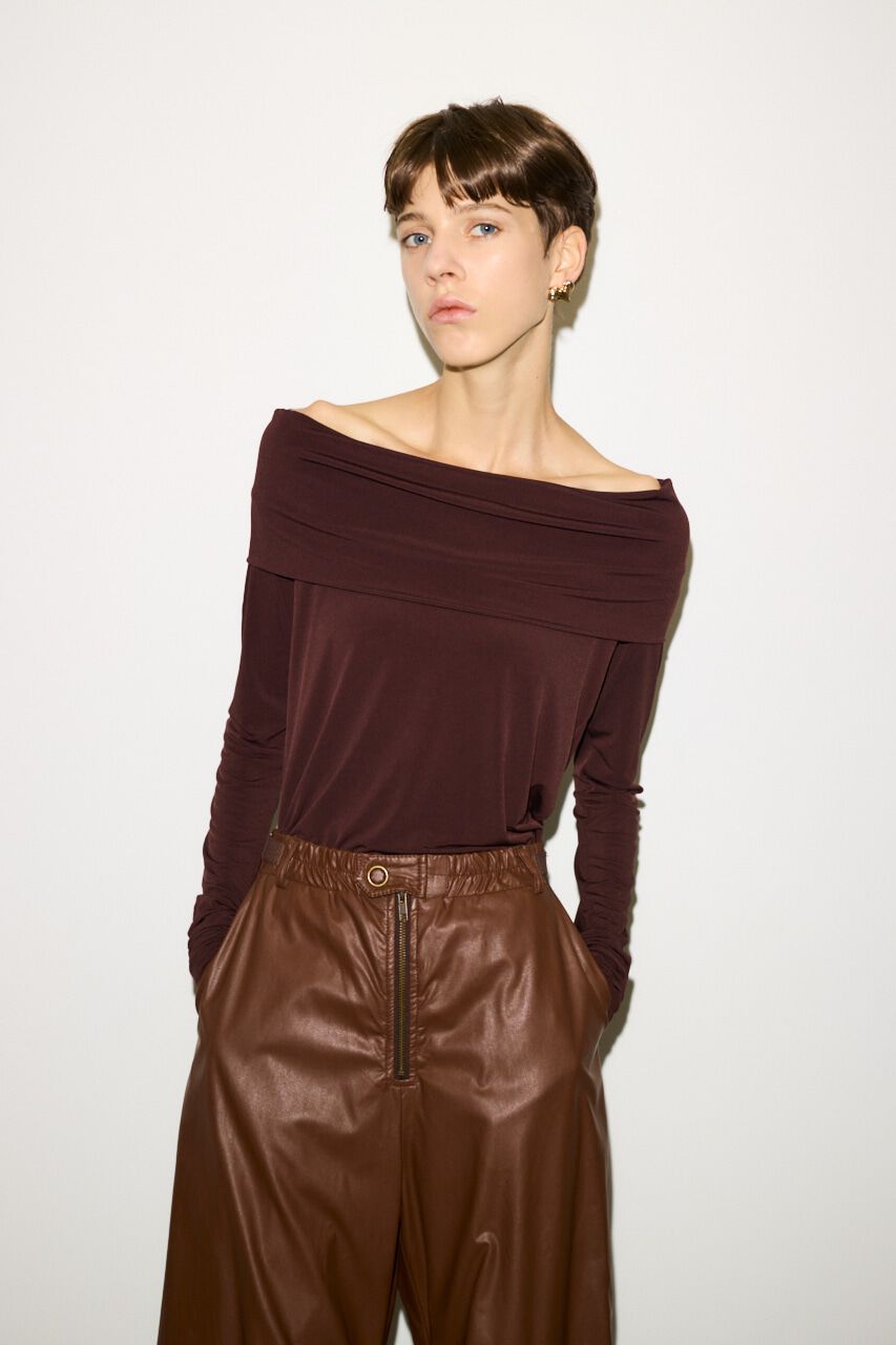 SLY「STRETCH OFF SHOULDER トップス」|Tシャツ・カットソー|