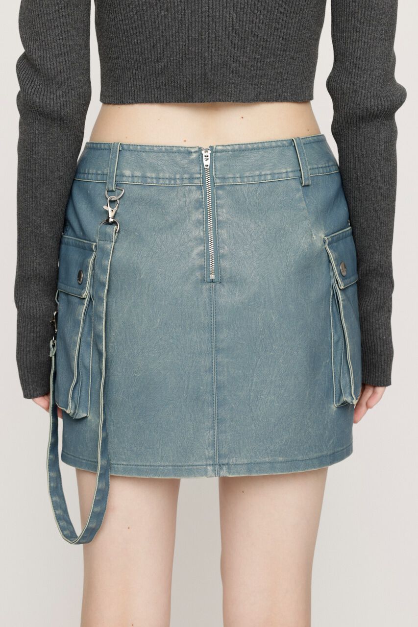 SLY「3D PK F／LEATHER MINI スカート」|スカート|