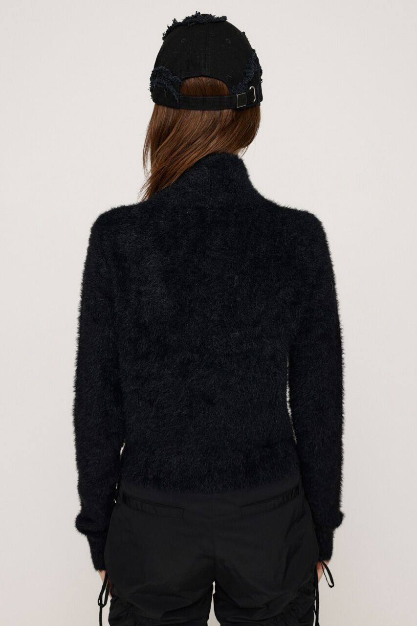 SLY「ZIP UP JQ LOGO トップス」|ニット・セーター|