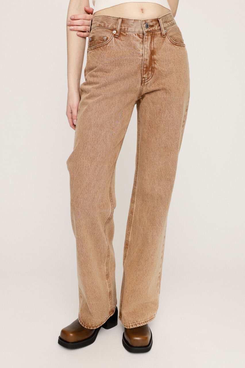 SLY「J／W STRAIGHT PT-BE」|デニム|BEG