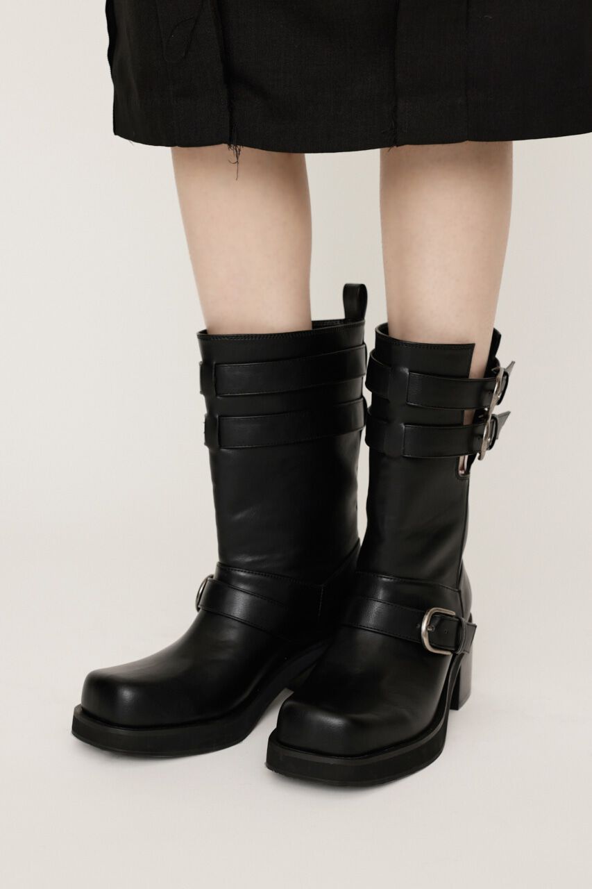 SLY「SIDE HOLE MIDDLE ブーツ」|その他|BLK