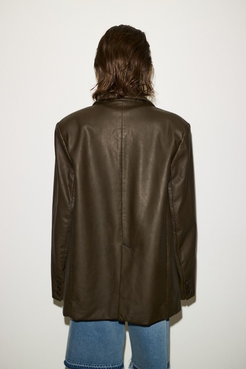 SLY「F／LEATHER BOXY ジャケット」|その他|