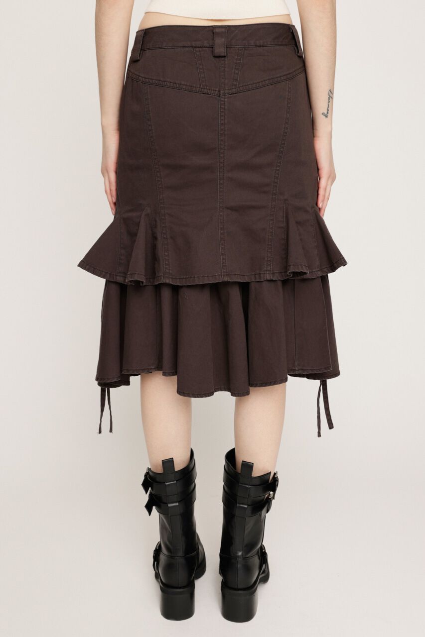 SLY「L／W WASHED MIDDLE MERMAID スカート」|スカート|