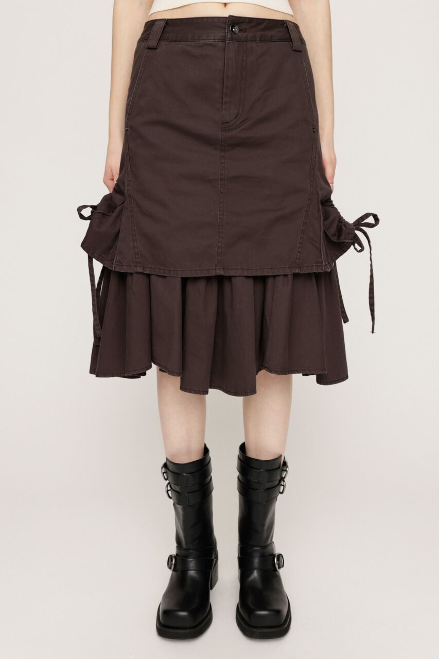 SLY「L／W WASHED MIDDLE MERMAID スカート」|スカート|